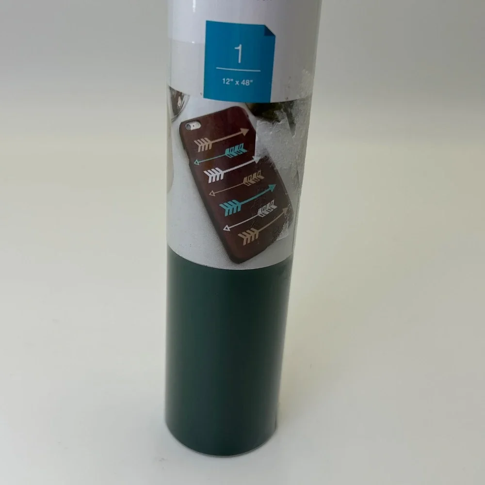 Cricut Premium Vinyl Removable Matte Forest Green 12x48 One Sheet Decal Decor